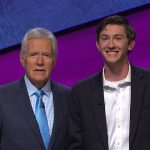 Photo of Alum with Jeopardy Host