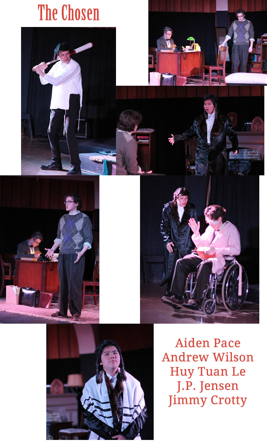 Photos from the Play "The Chosen"