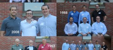 Photo collage of reunion photos