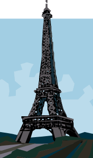 Eiffel Tower graphic